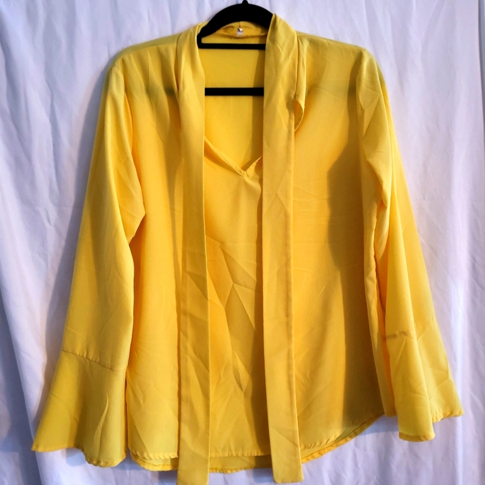 Yellow blouse